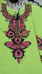 Black Embroidered Aarong Cotton Kurti | Summer Kurti for Women