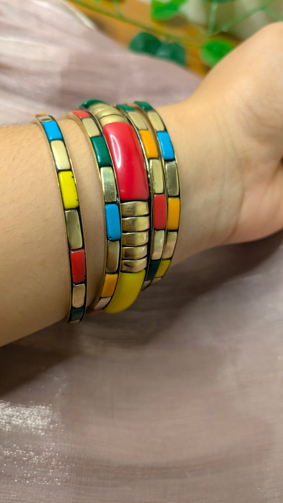 Colorful Bangle Set – Sizes 26 & 28