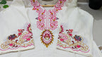 White Multicolor Embroidered Aarong Cotton Kurti | Summer Kurti for Women