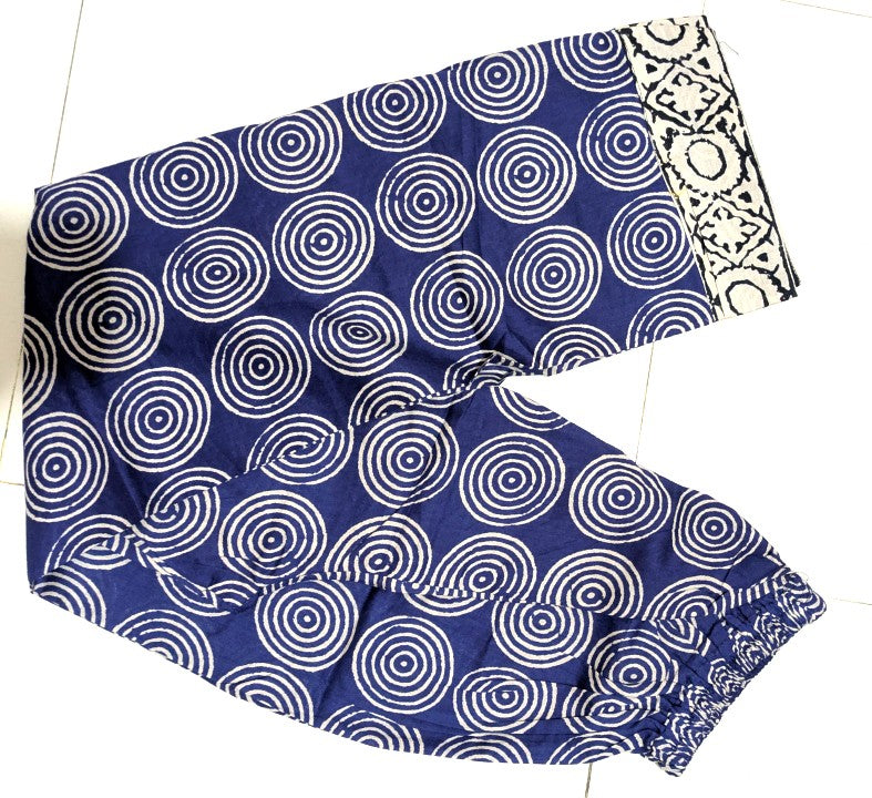Blue Joypuri Stitched Three-Piece Set