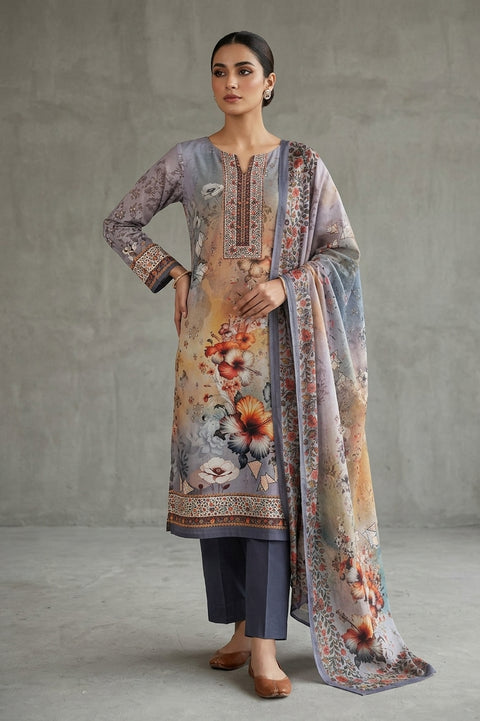 Zam Zam Cotton থ্রি-পিস | Floral Soothing Multicolor | বাংলাদেশি নারীদের প্রিয় পোশাক